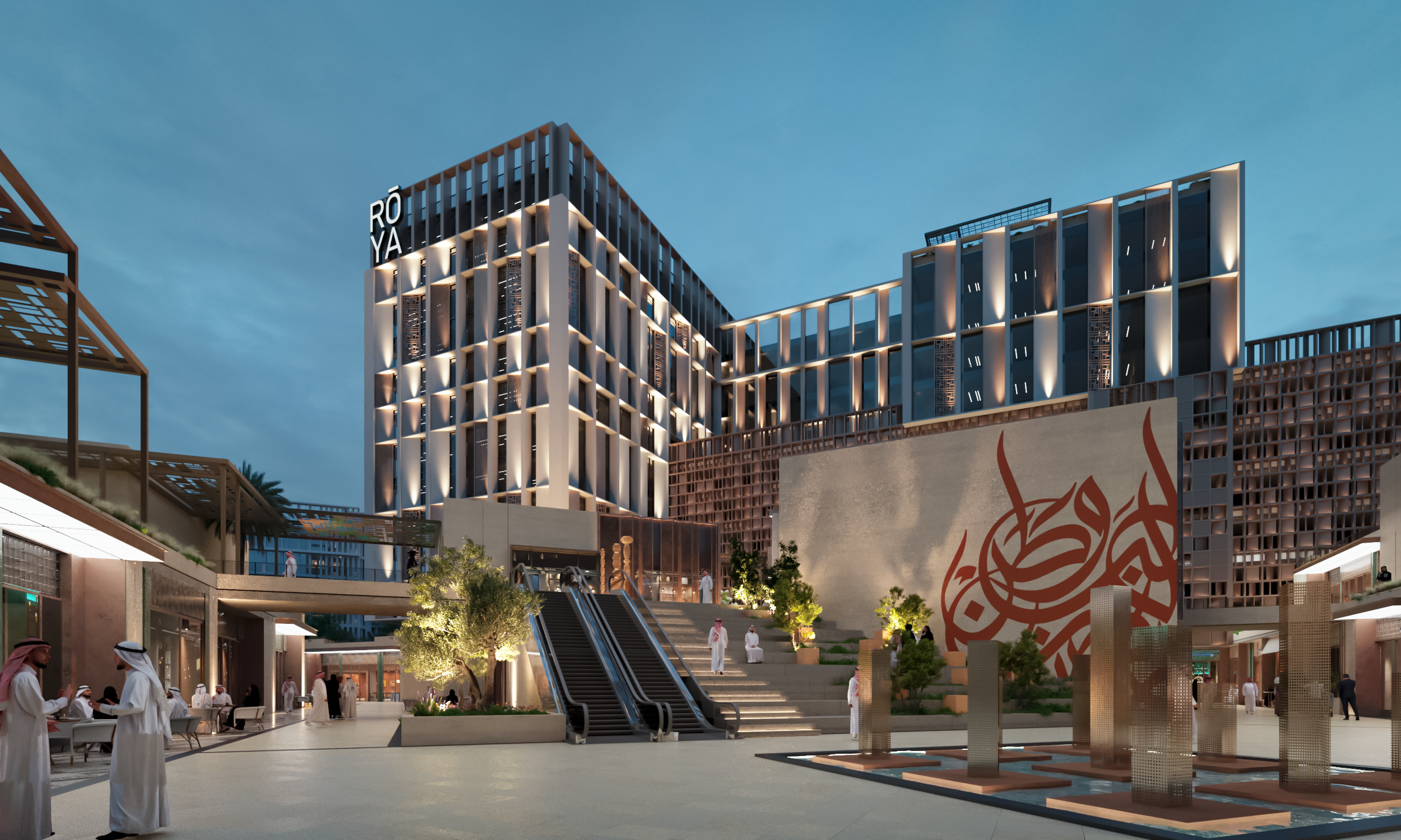 A Retail and Hospitality Destination - Modern Hijazi Architecture One